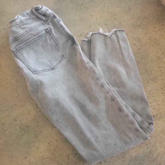 Gap Denim Kids High Rise Stretch Skinny Ankle Distressed Jeggings Size 14 - GUC - Picture 3 of 7